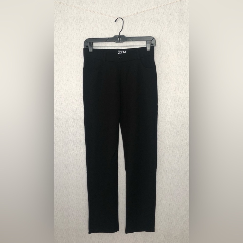 ZTN Women's Stretchy Dress Pants Slacks 4 Pockets Comfy Business Casual Career S